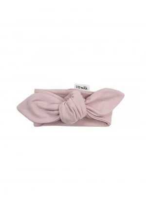 Powder pink headband with a bow