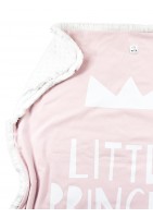 Kocyk dziecięcy "little princess" Pudrowy Róż