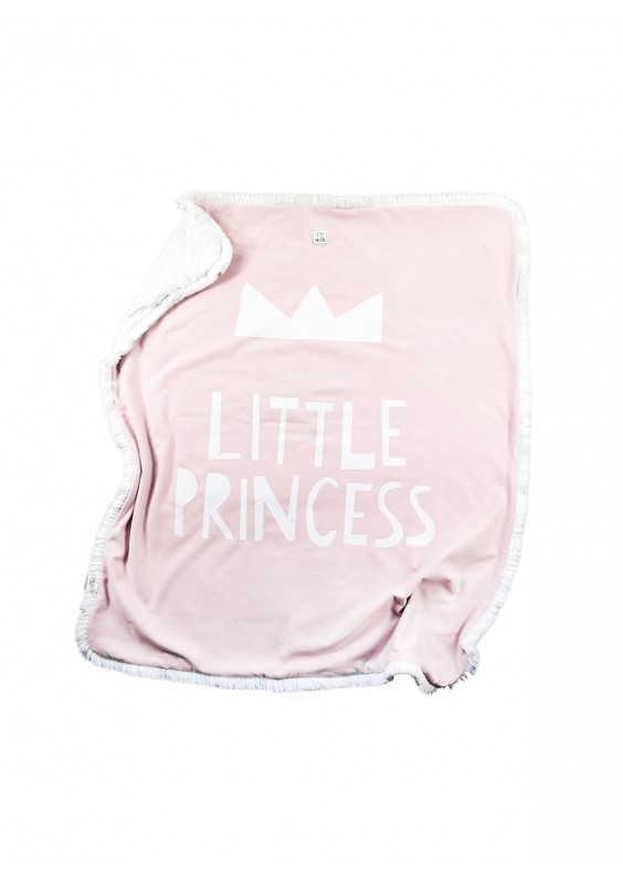 Powder pink blanket ,,little princess"