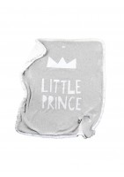 Kocyk dziecięcy "little prince" Szary Melanż