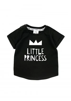 Black kids T-shirt "little princess"