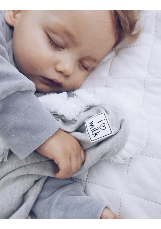 Kocyk dziecięcy "little prince" Szary Melanż