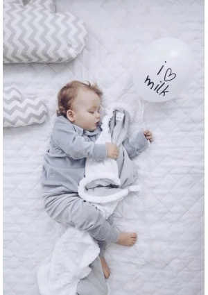 Melange grey blanket "little prince"