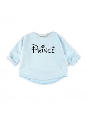 Light blue kids sweatshirt "prince"