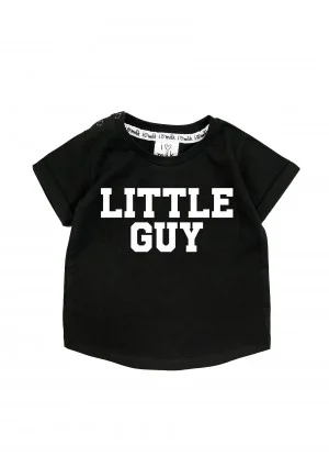 T-shirt dziecięcy "little guy" Czarny