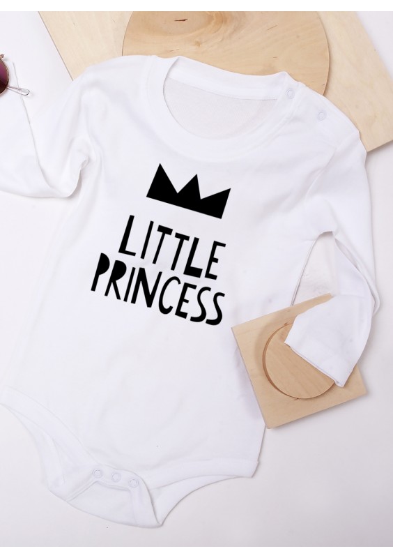 Body dziecięce "little princess" Białe