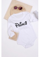 Body dziecięce "prince" Białe