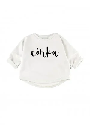 Bluza dziecięca "córka" Biała