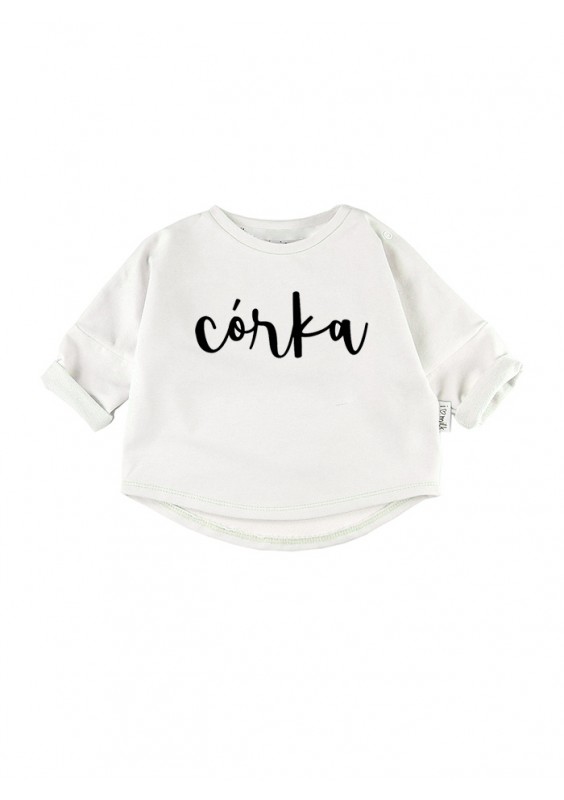 Bluza dziecięca "córka" Biała