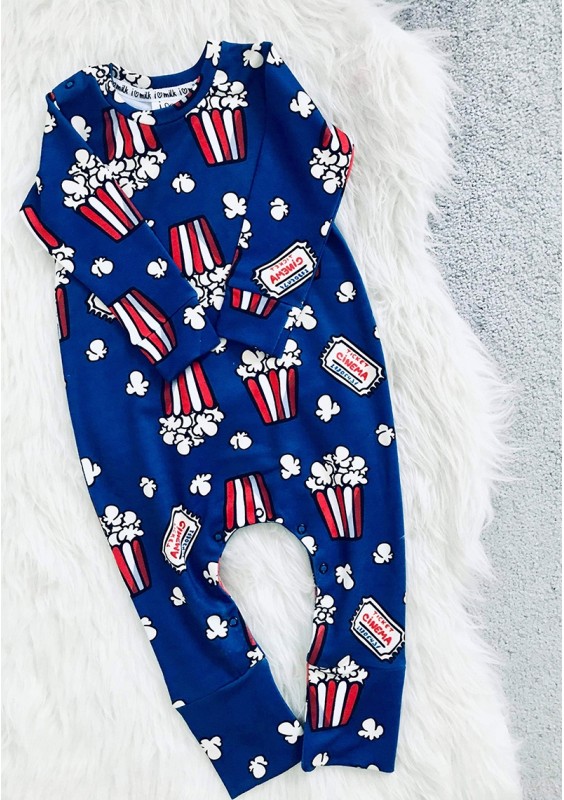 Popcorn printed romper
