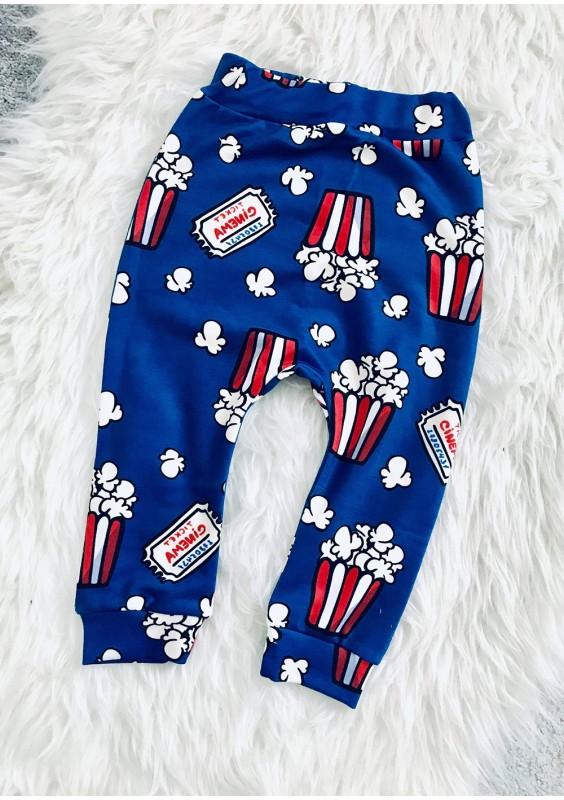 Popcorn printed kids trousers
