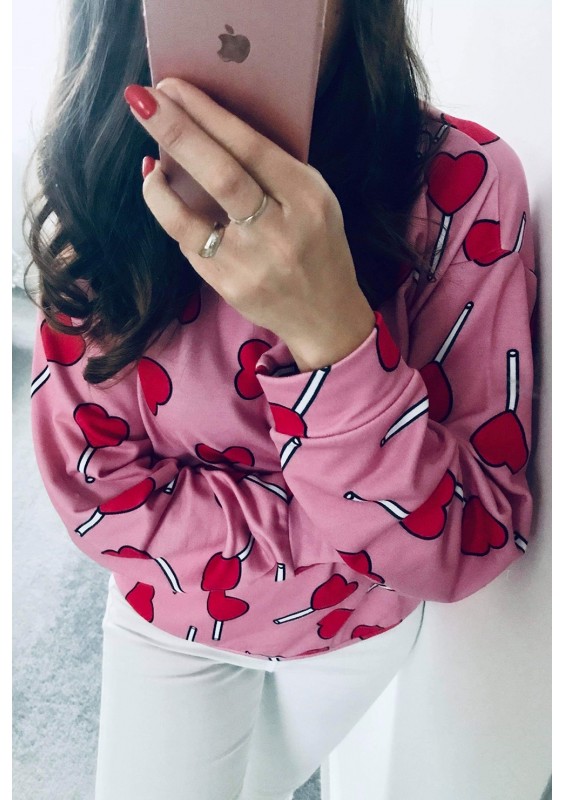Lollipop printed sweatshirt
