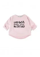 Powder pink kids sweatshirt 