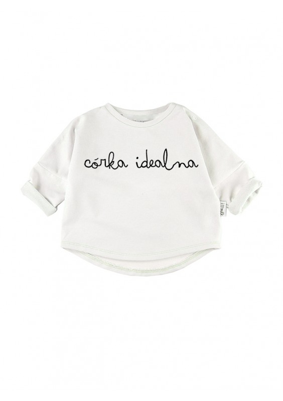 Bluza dziecięca "córka idealna" Biała