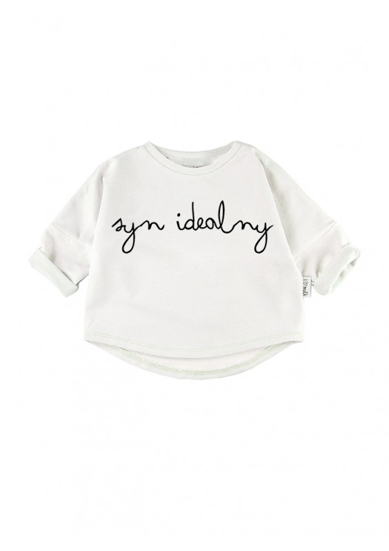 Bluza dziecięca "syn idealny" Biała