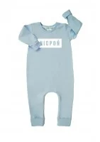 Light blue kids romper ,,nicpoń