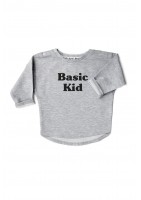 Bluza dziecięca "basic kid" Szary Melanż