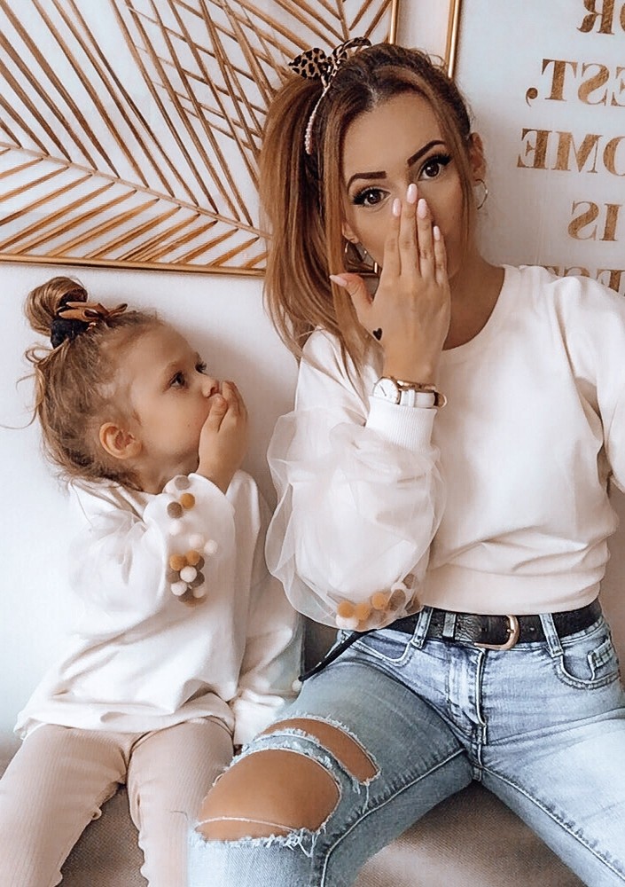 Bluza damska Pom Pom Kremowa