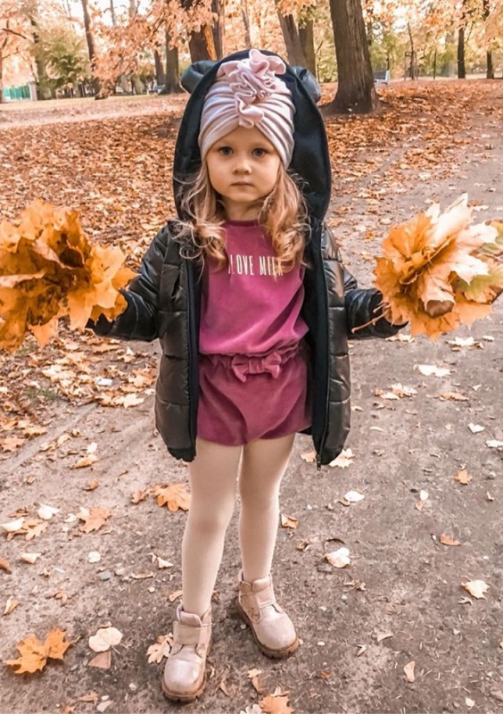 Black lightweight jacket with a hood and teddy ears