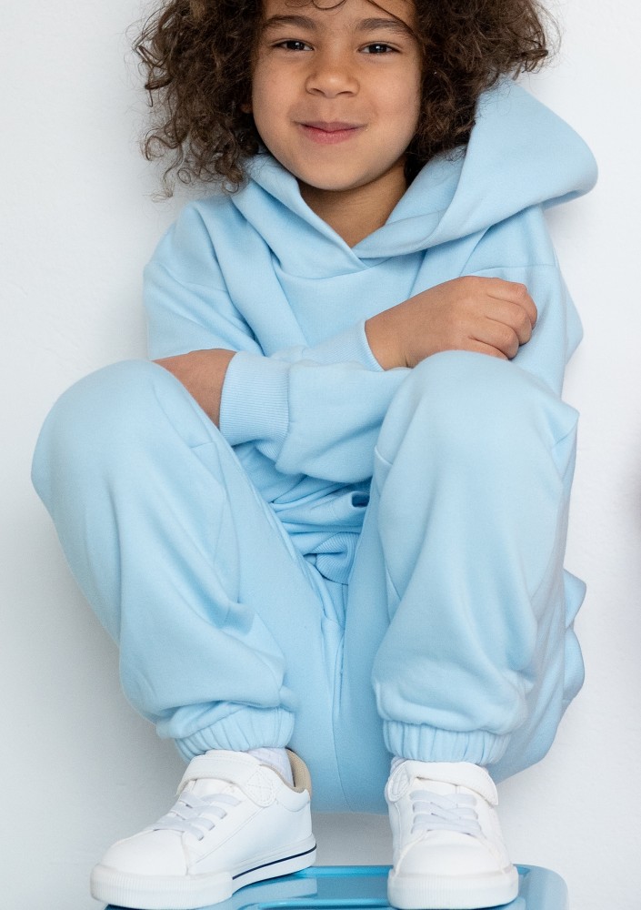 Pure - Baby blue kids hoodie