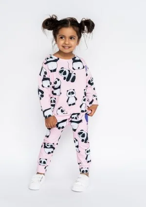 Powder panda printed kids sweatshirt