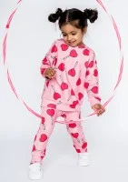 Lollipop printed kids trousers