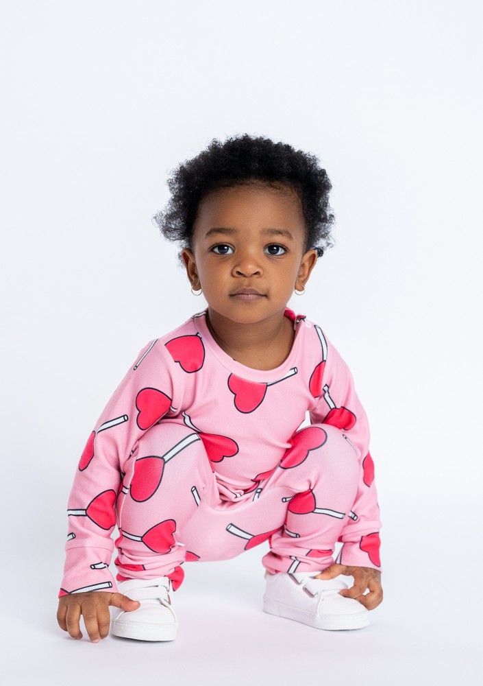 Lollipop printed romper