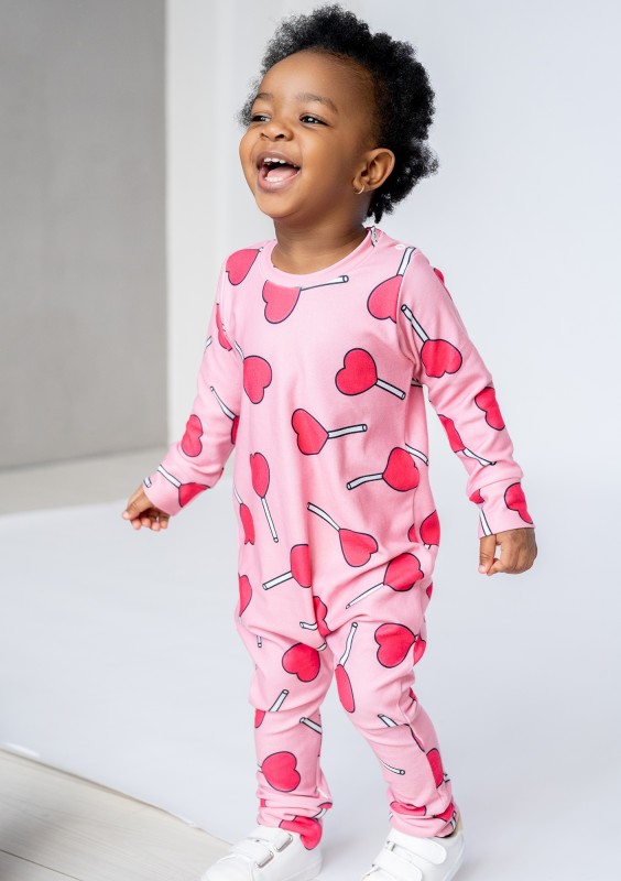 Lollipop printed romper