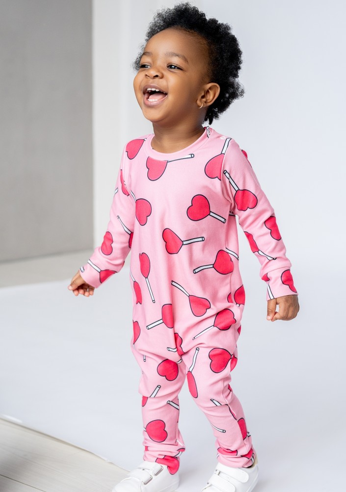 Lollipop printed romper