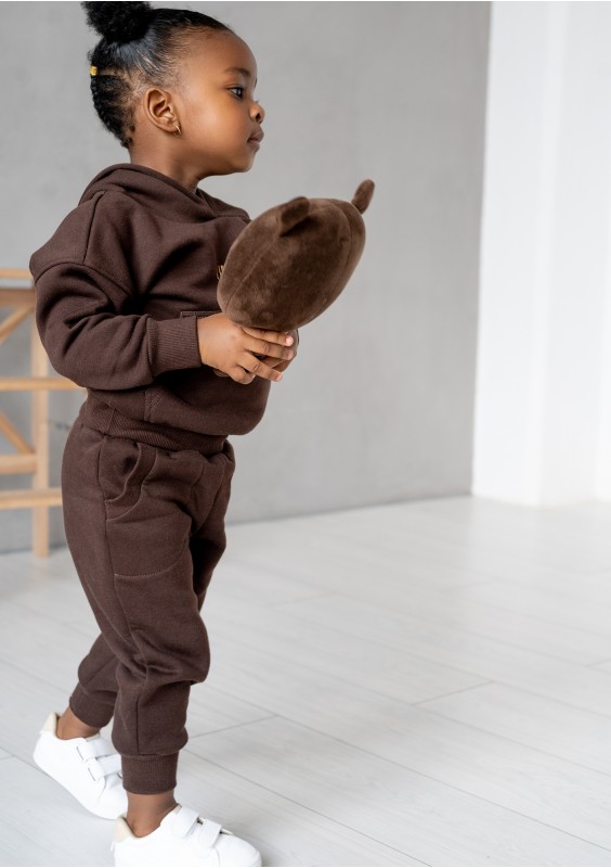Venice - Kids sweatpants Dark Brown