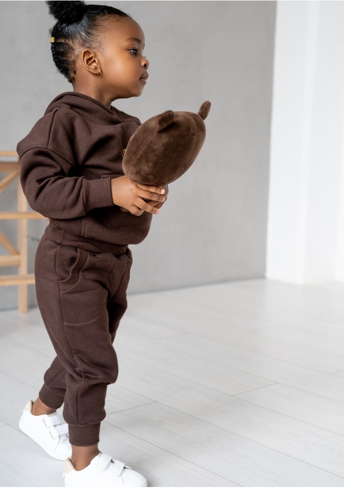 Venice - Kids sweatpants Dark Brown