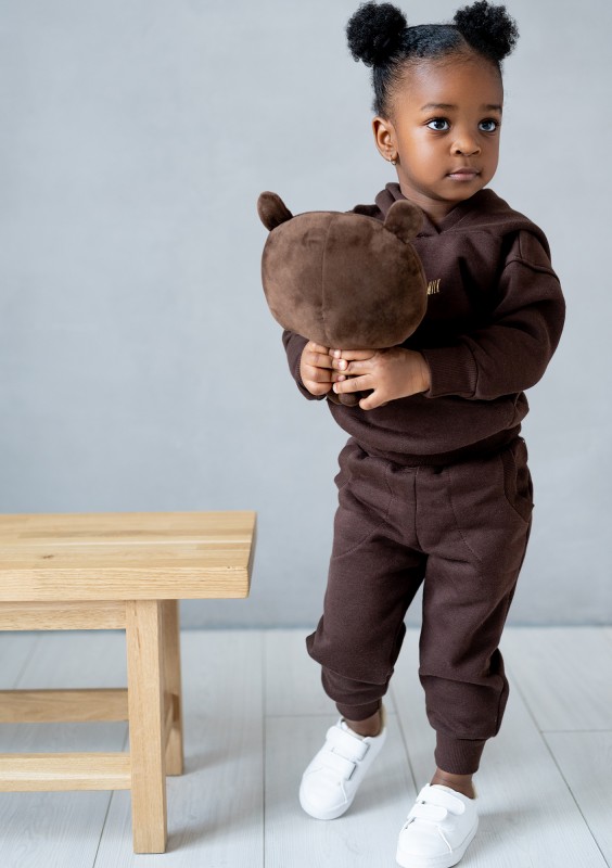 Venice - Kids sweatpants Dark Brown