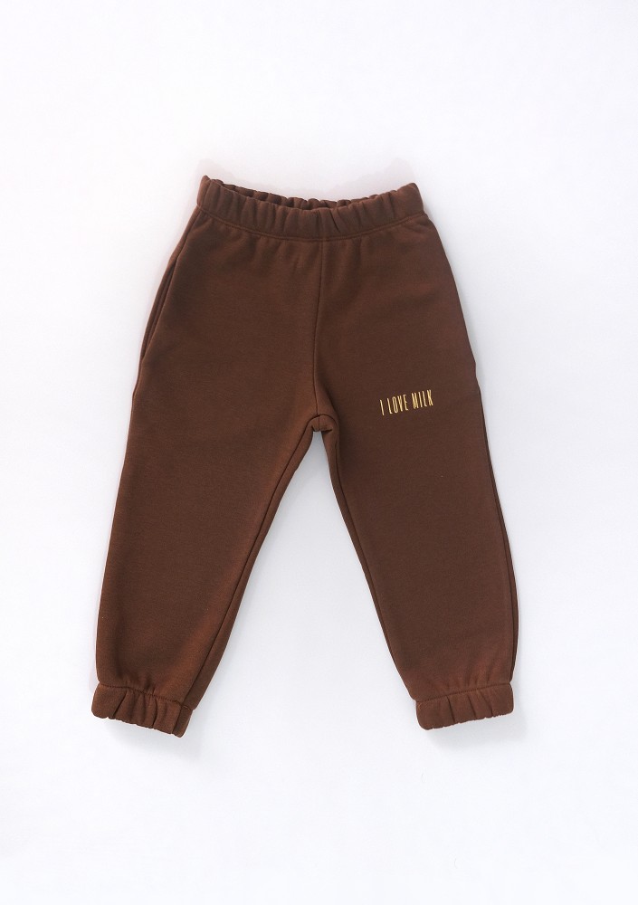 Choco brown kids sweatpants