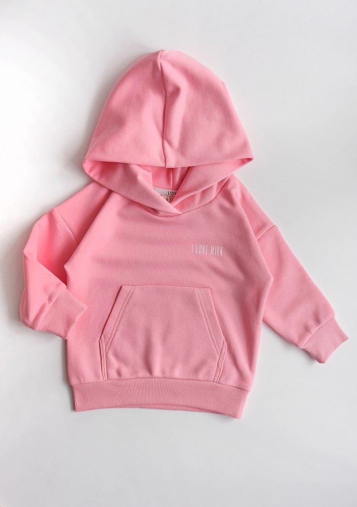 Candy pink kids hoodie