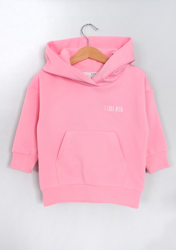 Candy pink kids hoodie