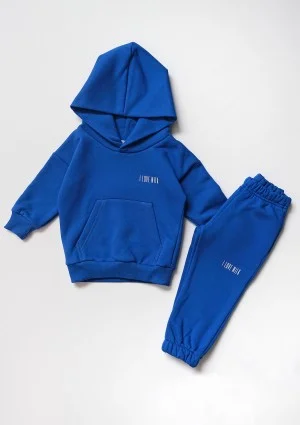 Cobalt blue kids hoodie