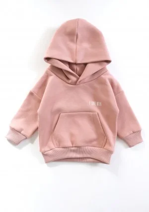 Bluza dziecięca z kapturem Powder Pink
