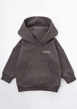 Bluza dziecięca z kapturem Dark Stone