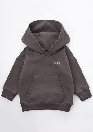 Pure - Dark stone kids hoodie