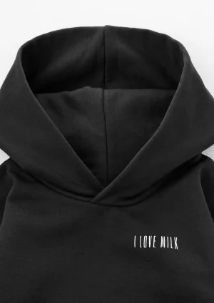 Bluza dziecięca z kapturem Black