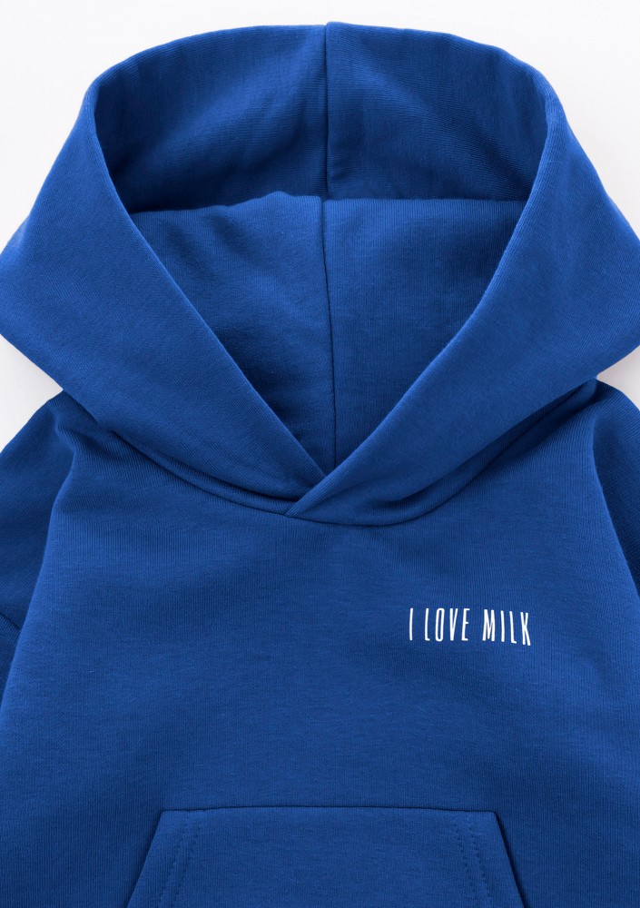 Cobalt blue kids hoodie