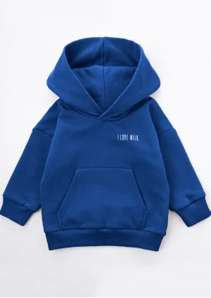 Bluza dziecięca z kapturem Cobalt Blue