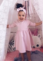 Powder pink dress doll