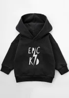 Black kids hoodie ''Epic kid