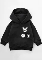 Kids black hoodie 