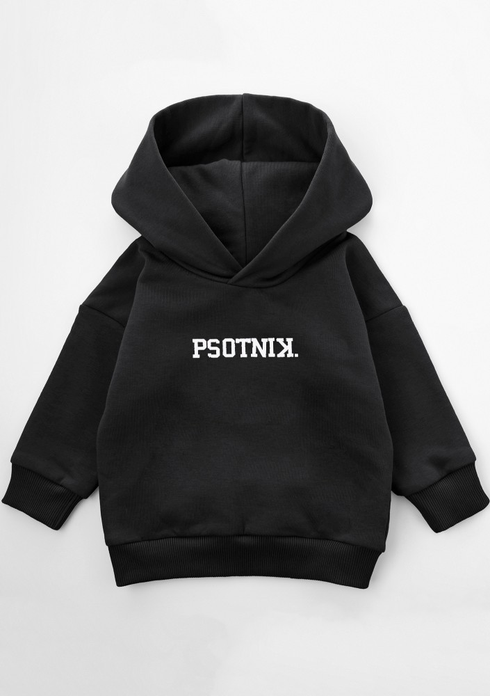 Kids black hoodie "Psotnik"