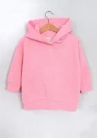 Bluza dziecięca z kapturem basic Pink
