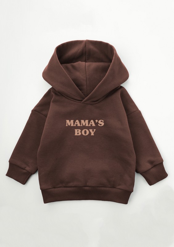 Bluza dziecięca z kapturem "Mama's boy"