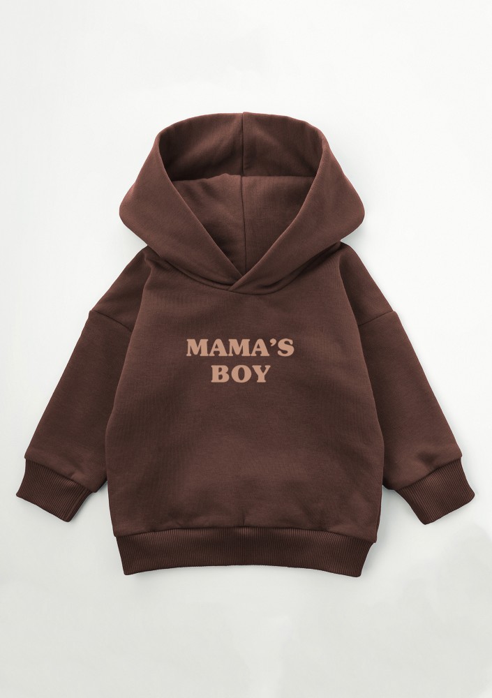 Bluza dziecięca z kapturem "Mama's boy"