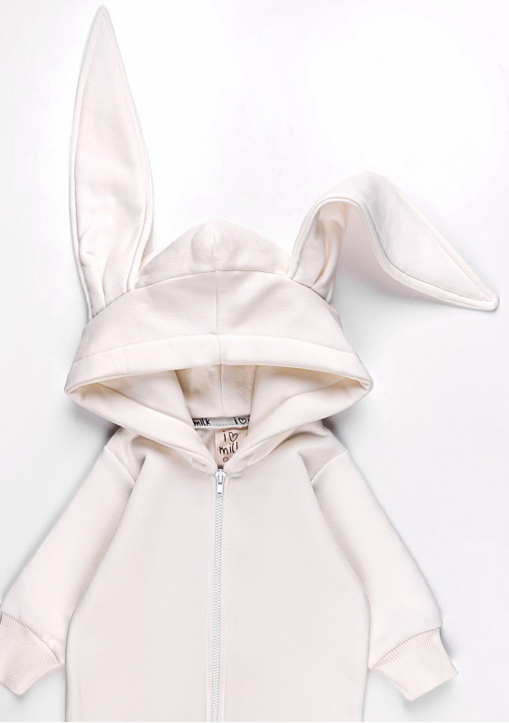 Kids ecru onesie rabbit